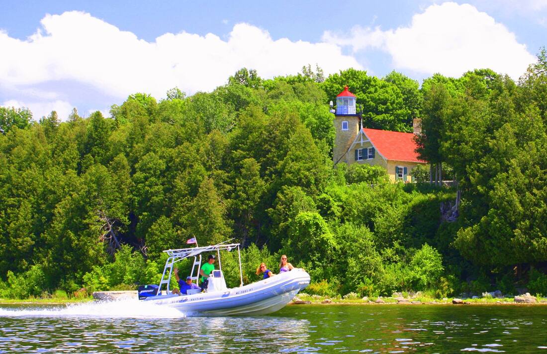 Door County Boat Tours and Trips with Adventure Rafting